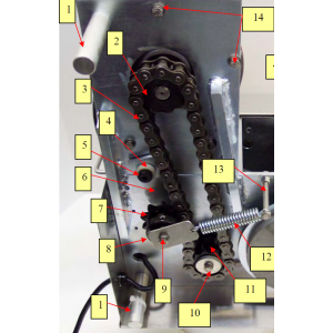 Pacesetter Motor to Main Shaft Bottom View